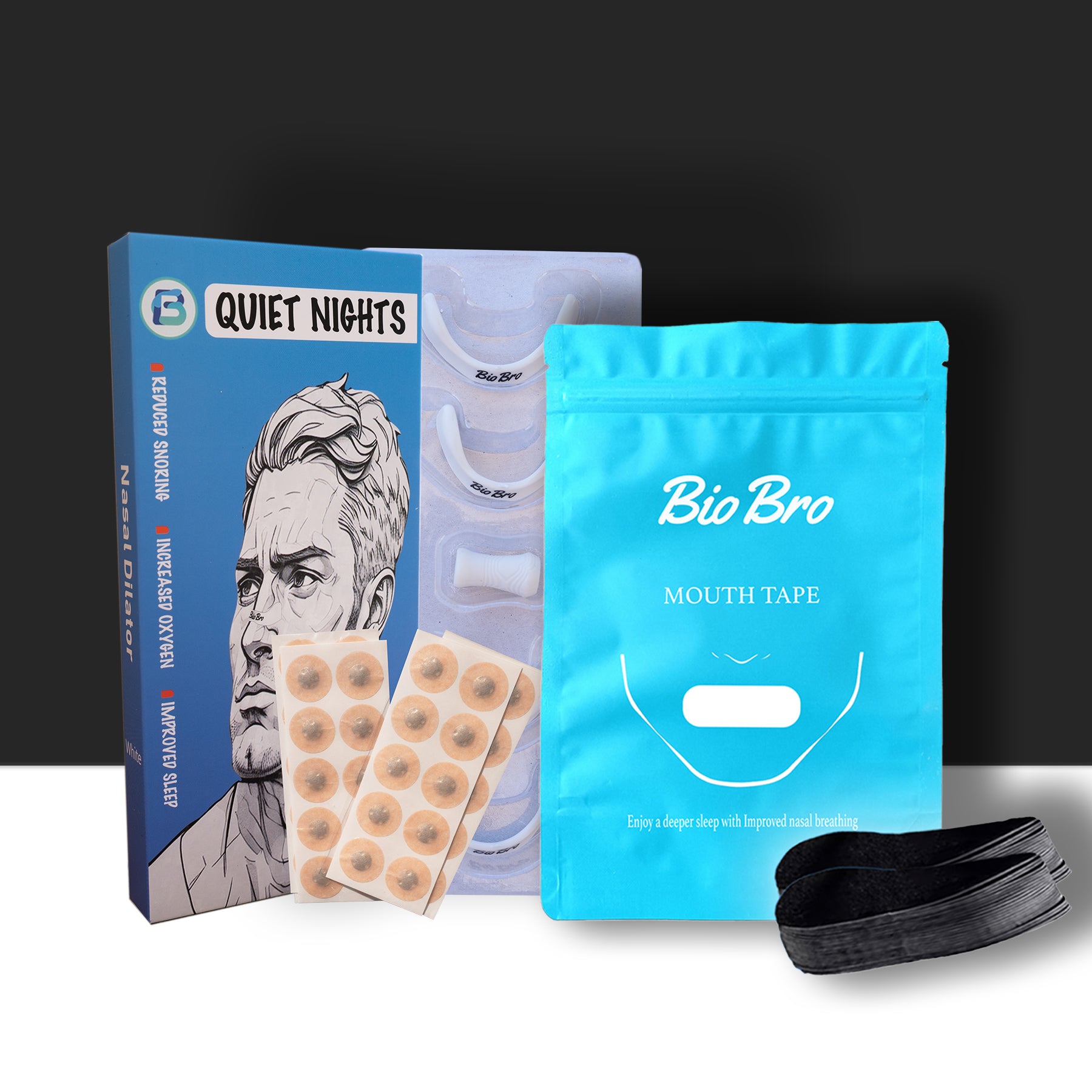 Magnetic Nasal Dilator + Mouth Tape