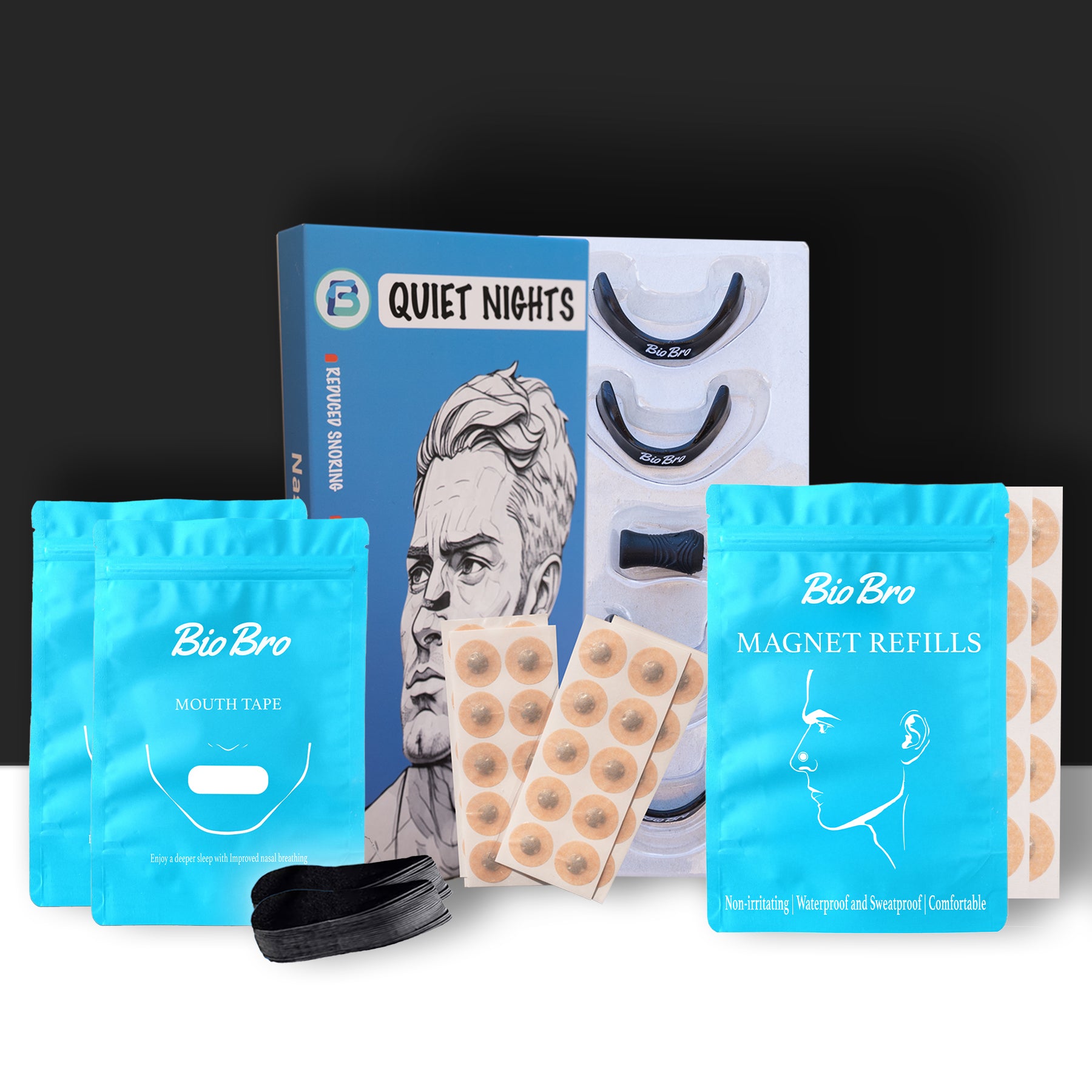 Magnetic Dilator + Mouth Tape + Magnetic Refills